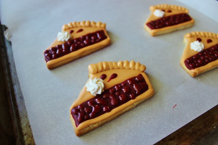 Pie Slice Cookie Decorating Guide