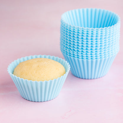 Powder Blue Baking Cups (24 Pack)