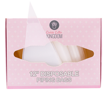 Cookie Cutter Kingdom Tipless Piping Bags - Box Set (100 ct)