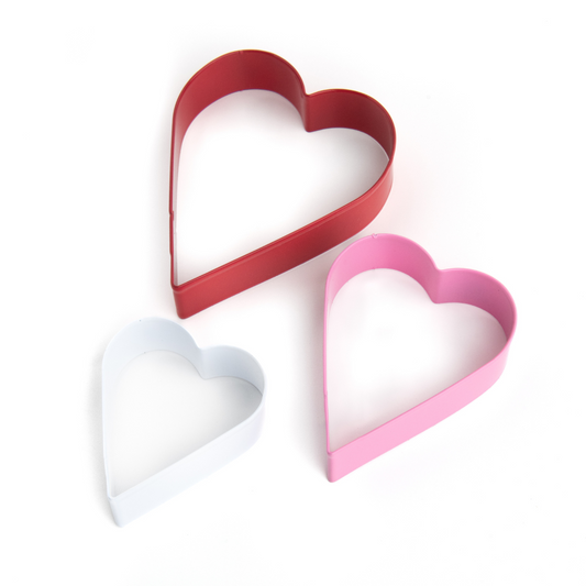 3 Pack Heart Cookie Cutters